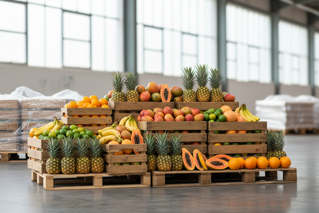 Fresh tropical fruit exports supplied to international buyers